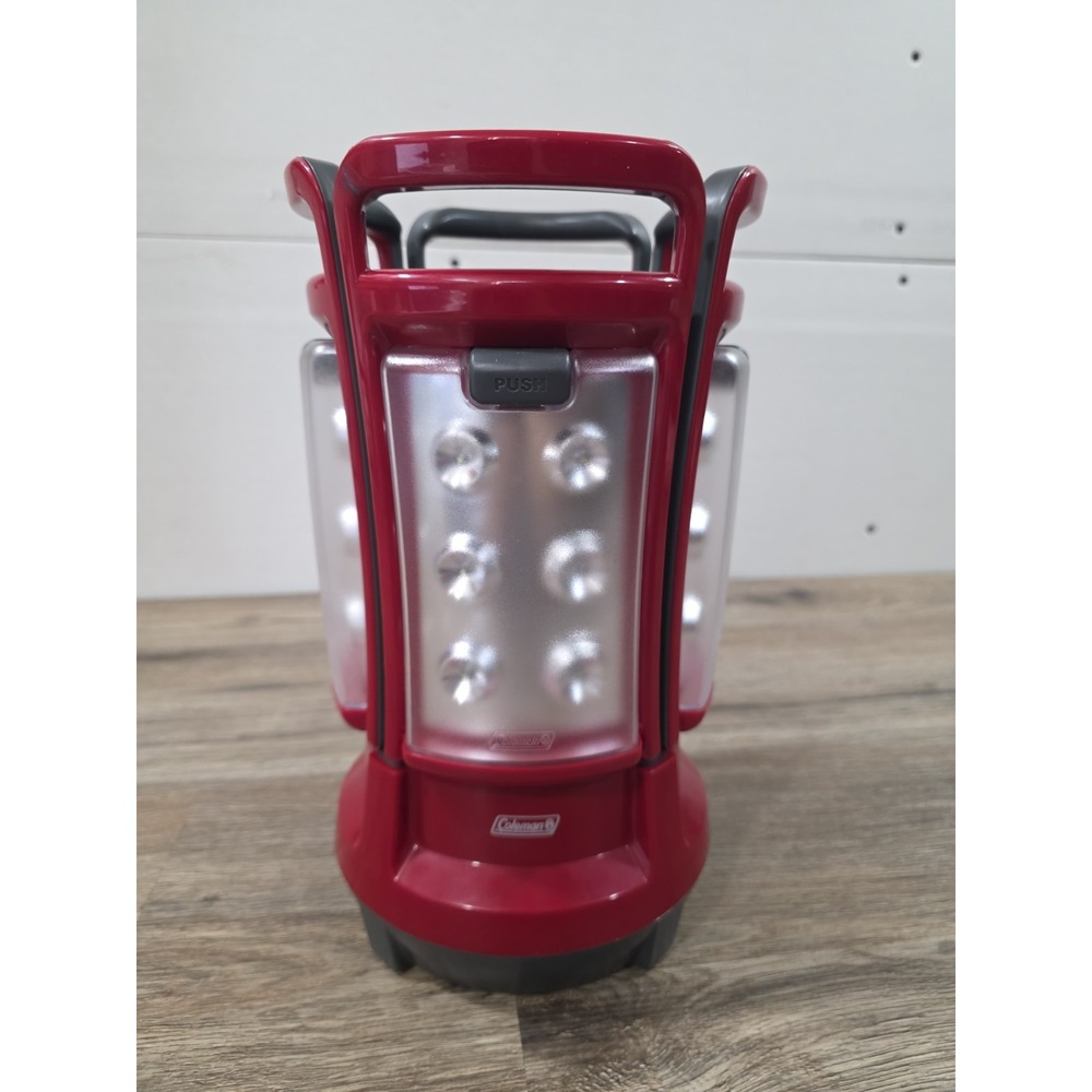 Coleman CPX 6 Quad LED Lantern 4 Removable Light Panels Battery Powered Tested
